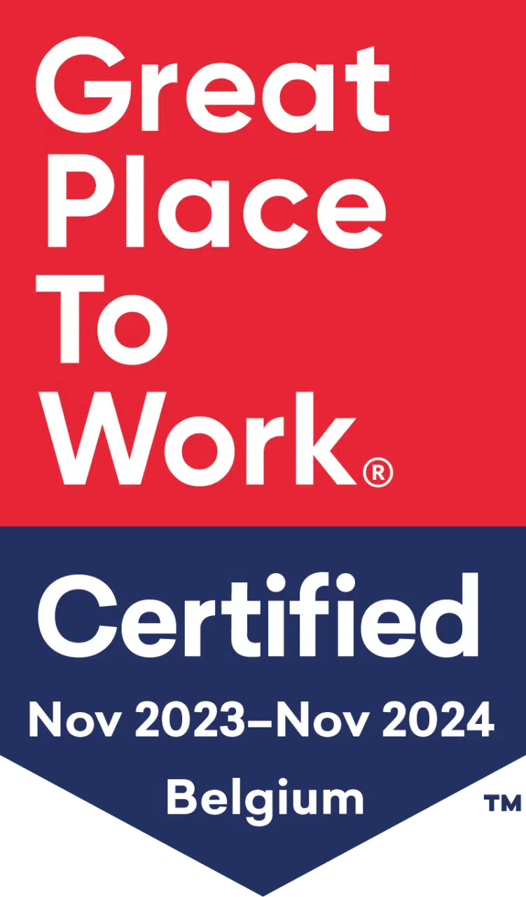 Great Place to Work - Certified November 2023 - 2024 - Belgium