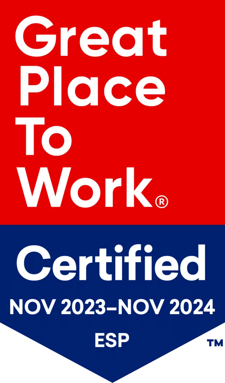 Great Place to Work - Certified November 2023 - 2024 - Esp