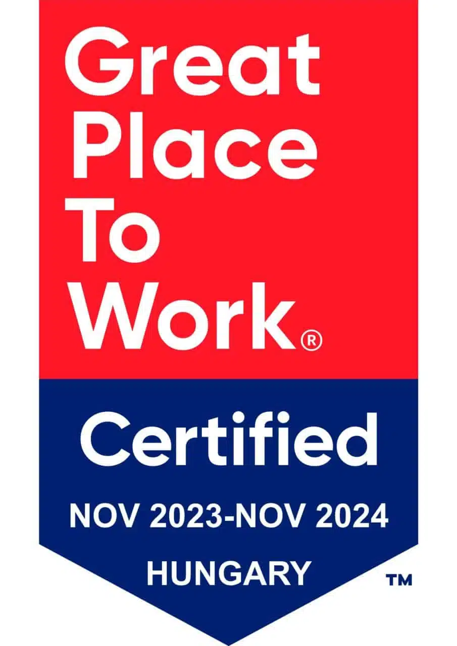 Great Place to Work - Certified November 2023 - 2024 - Hungary